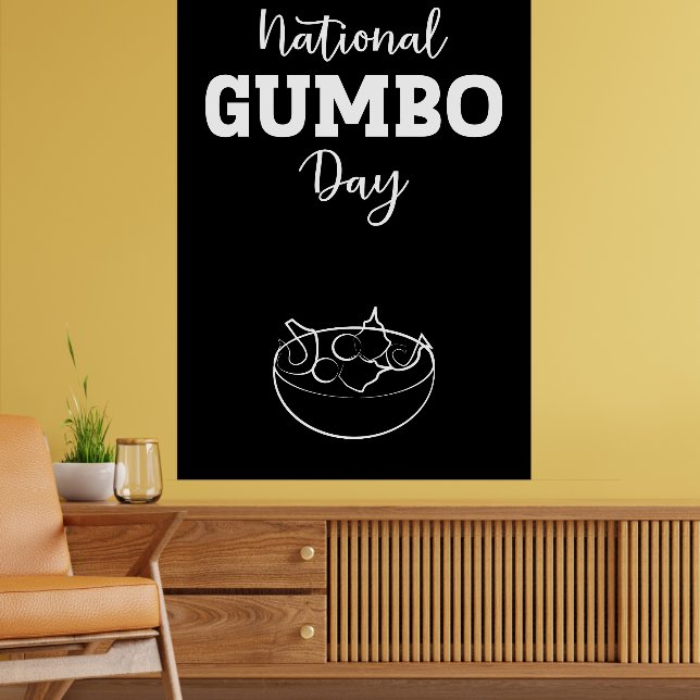 Nationales Gübo-Day-Zeichen Poster (Wohnzimmer 2)