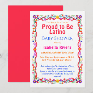 Nationales hispanisches Erbe   Babyparty Einladung