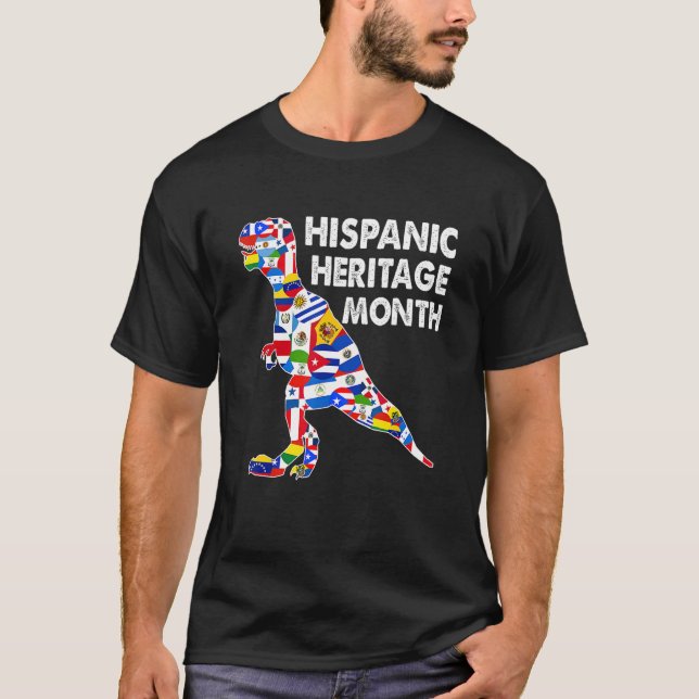 Nationales hispanisches Erbe Monat für Kleinkinder T-Shirt (Vorderseite)