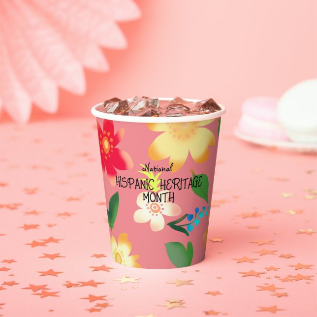 Nationales HISPANISCHES ERBE MONAT Pappbecher (Insitu)