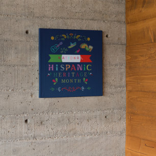NATIONALES HISPANISCHES ERBE MONATLICHE GESTALTUNG POSTER