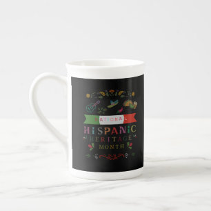 NATIONALES HISPANISCHES ERBE MONATLICHE GESTALTUNG PROZELLANTASSE
