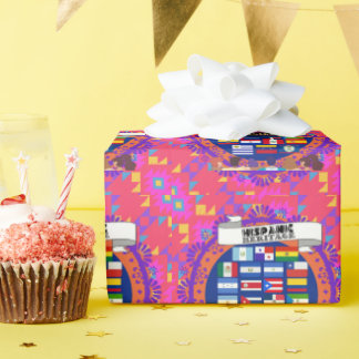 Nationales hispanisches Kulturerbe Monat Geschenkpapier