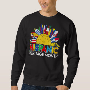 Nationales hispanisches Kulturerbe Monat Latino Fl Sweatshirt
