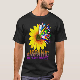 Nationales hispanisches Kulturerbe Monat Latino Fl T-Shirt
