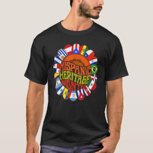 Nationales hispanisches Kulturerbe Monat Latino Hü T-Shirt