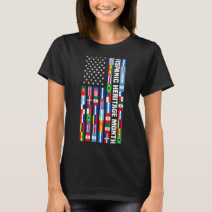 Nationales hispanisches Kulturerbe Monat Spanien L T-Shirt