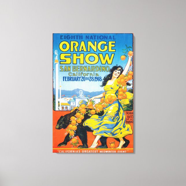 Nationales Orange-ShowPoster #5 Leinwanddruck (Vorderseite)