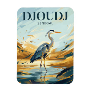Nationales Vogelschutzgebiet Djoudj Senegal Magnet