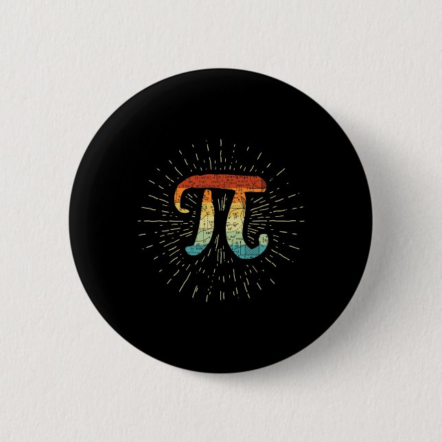 Nationalfeiertag - 3.14 - Mathematiklehrer - Pi-Nu Button (Vorderseite)