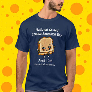 Nationalfeiertag der gegrillten Käse Sandwich - 12 T-Shirt