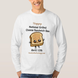 Nationalfeiertag der gegrillten Käse Sandwich - 12 T-Shirt