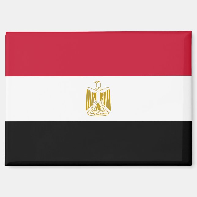Nationalflagge Ägyptens Rektangle-Magnet Magnet (Vorderseite)