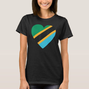 Nationalflagge Andenken an Tansania für Frauen T-Shirt
