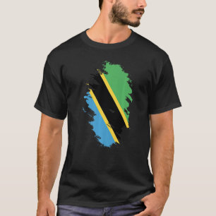 Nationalflagge Andenken an Tansania für Frauen T-Shirt
