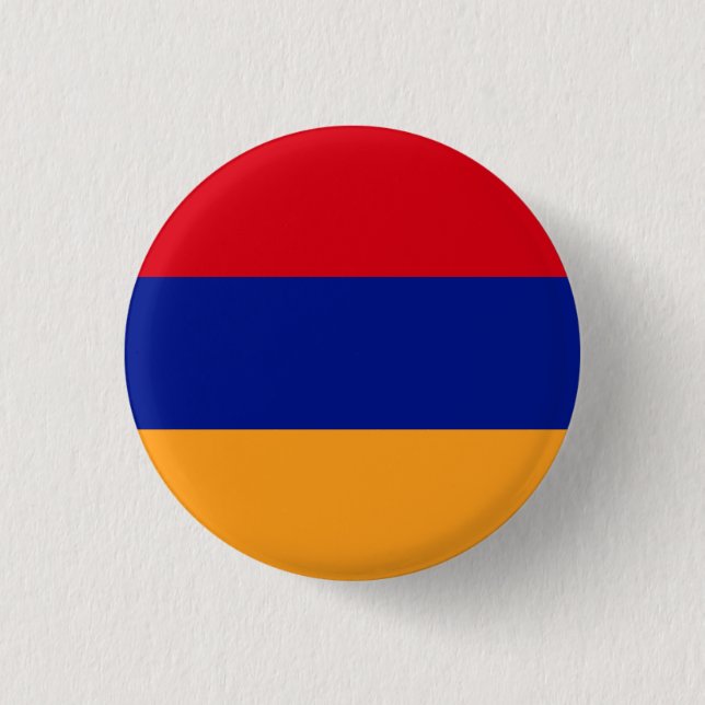 Nationalflagge Armenien Button (Vorderseite)