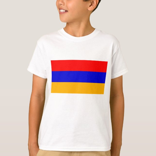 Nationalflagge Armenien T-Shirt (Vorderseite)