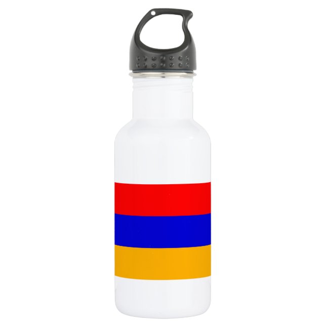 Nationalflagge Armenien Trinkflasche (Vorderseite)