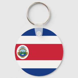 Nationalflagge Costa Rica Schlüsselanhänger