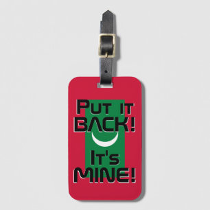 Nationalflagge der Malediven Funny Patriotic Gepäckanhänger