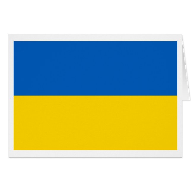 Nationalflagge der Ukraine (Vorderseite (Horizontal))