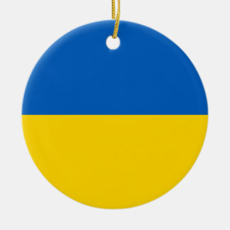 Nationalflagge der Ukraine Keramik Ornament