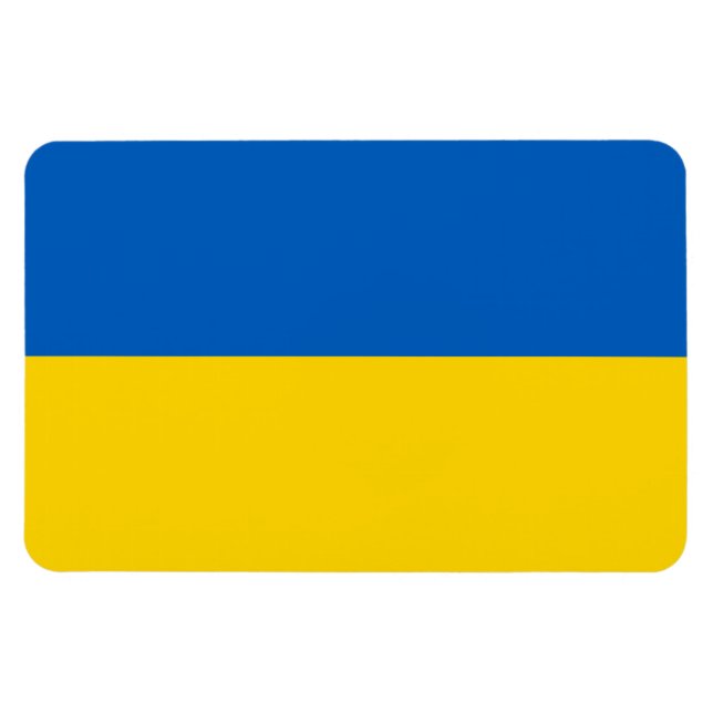 Nationalflagge der Ukraine Magnet (Horizontal)