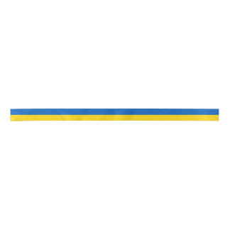 Nationalflagge der Ukraine Satinband