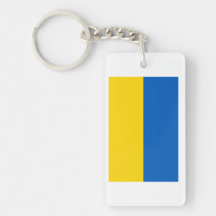 Nationalflagge der Ukraine Schlüsselanhänger