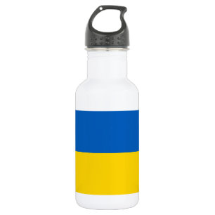 Nationalflagge der Ukraine Trinkflasche