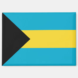 Nationalflagge des Bahamas-Rectangle-Magneten Magnet