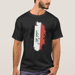 Nationalflagge des Irak Souvenir für Männer Frauen T-Shirt