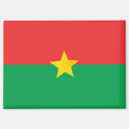 Nationalflagge des Magneten Burkina Faso Rectangle Magnet