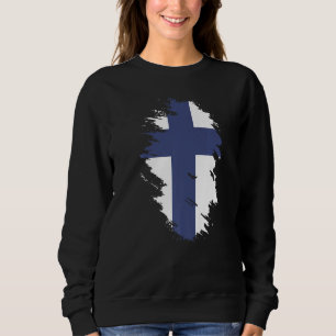 Nationalflagge Finnlands Souvenir für Männer Fraue Sweatshirt