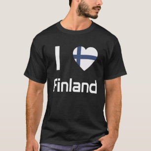 Nationalflagge Finnlands Souvenir für Männer Fraue T-Shirt