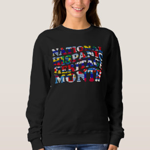 Nationalflagge für das hispanische Erbe Monatsflag Sweatshirt
