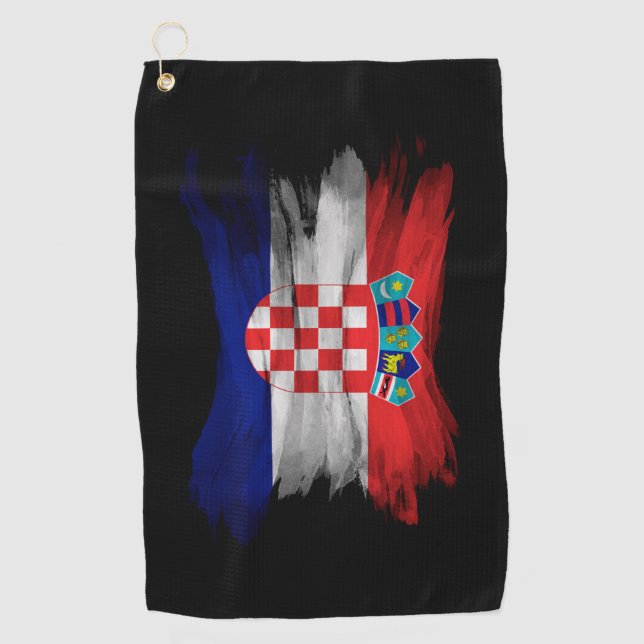 Nationalflagge Golfhandtuch (Vorderseite)