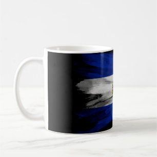 Nationalflagge in El Salvador Kaffeetasse