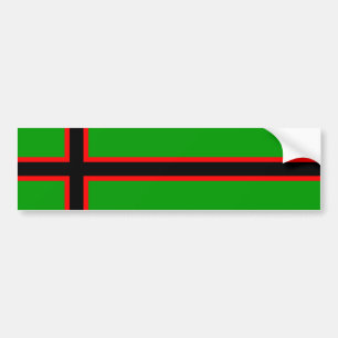 Nationalflagge Kareliens Autoaufkleber