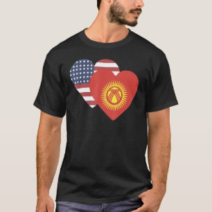 Nationalflagge Kirgisistans Souvenir für Männer Fr T-Shirt