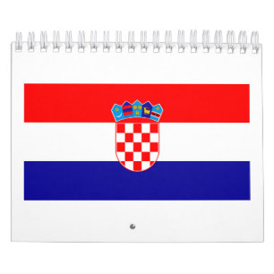 Nationalflagge Kroatien Kalender
