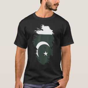 Nationalflagge Pakistan Souvenir für Männer Frauen T-Shirt