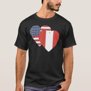 Nationalflagge Peru Souvenir für Männer Frauen T-Shirt