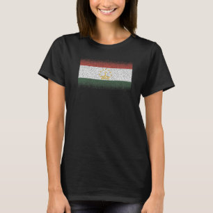 Nationalflagge Tadschikistans Souvenir für Männer T-Shirt