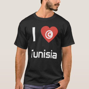 Nationalflagge Tunesiens Souvenir für Männer Fraue T-Shirt