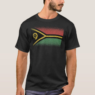 Nationalflagge Vanuatu Souvenir für Männer Frauen T-Shirt
