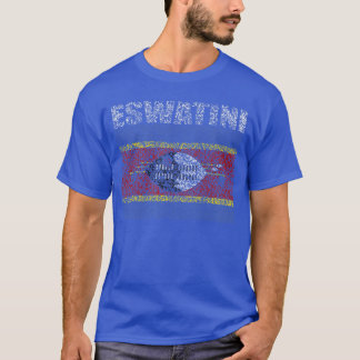 Nationalflagge von Eswatini Souvenir-Geschenk für  T-Shirt