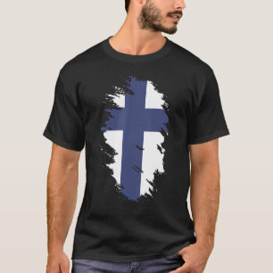 Nationalflagge von Finnland Souvenir für Männer Fr T-Shirt