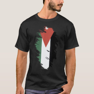 Nationalflagge von Jordanien Souvenir für Männer F T-Shirt
