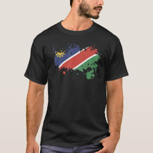 Nationalflagge von Namibia Souvenir für Männer Fra T-Shirt
